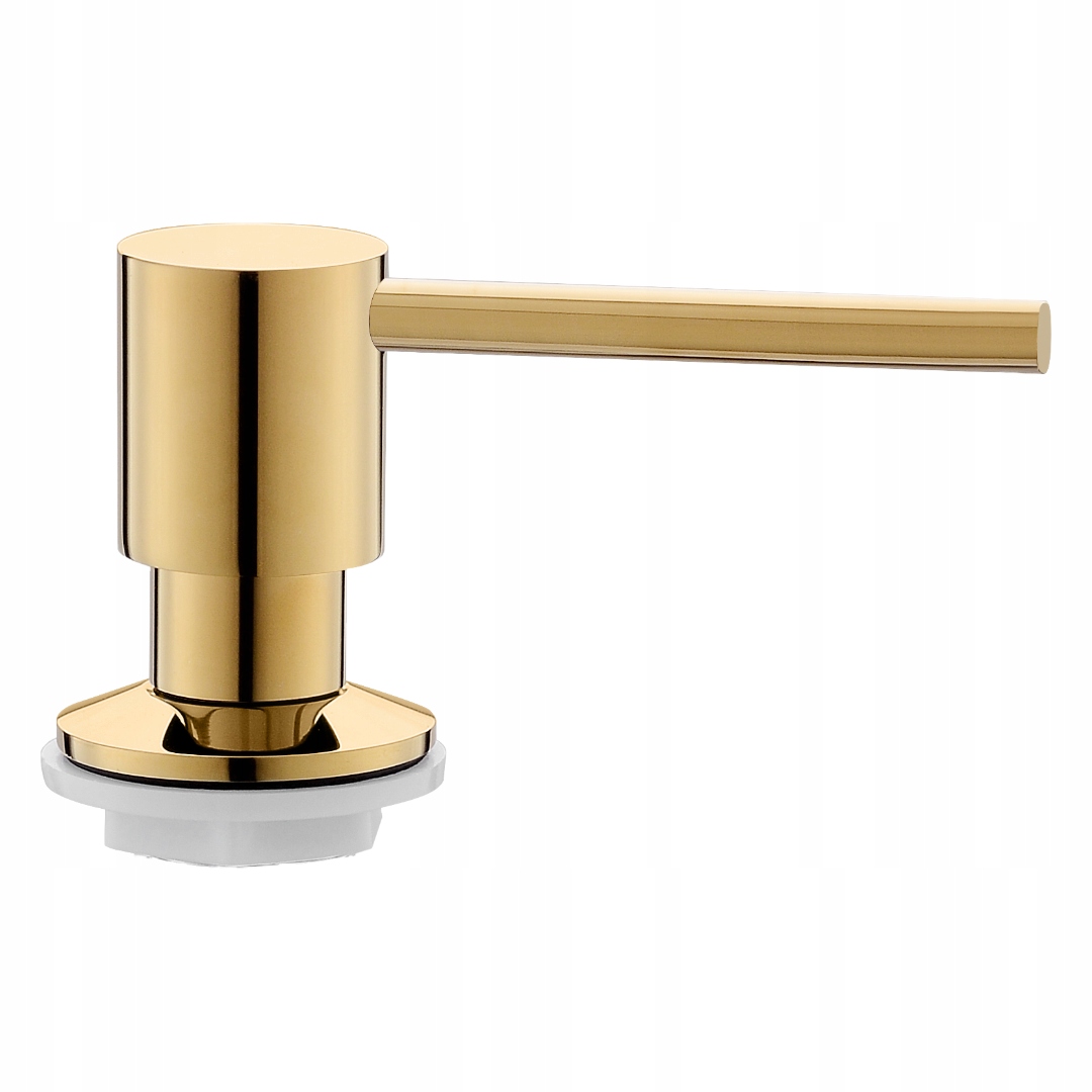 Dávkovač Na Tekutiny Na nádobí Zlatý Do Kuchyňského Dřezu Na Mýdlo 250 ml