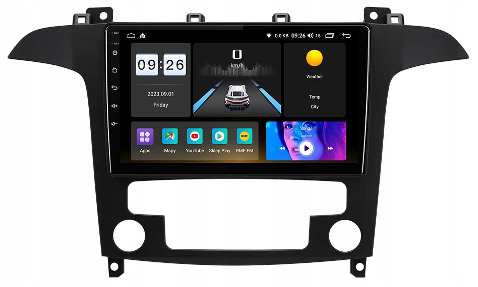 Ford S-max Galaxy Nejnovější Android Carplay Navigace Rádio