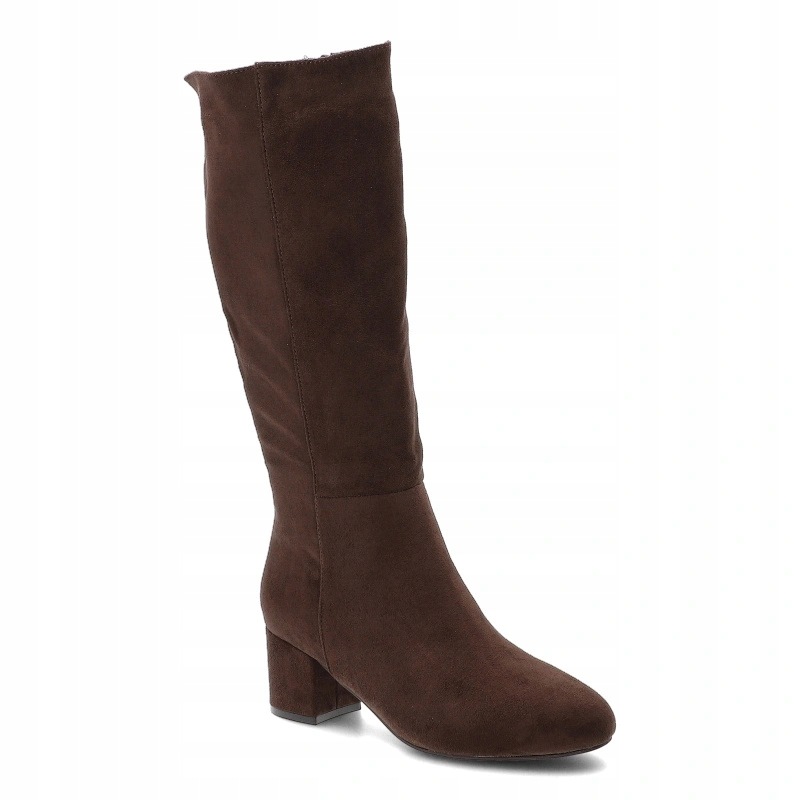 Dámské kozačky S.Barski, HY62-8131 Chocolate