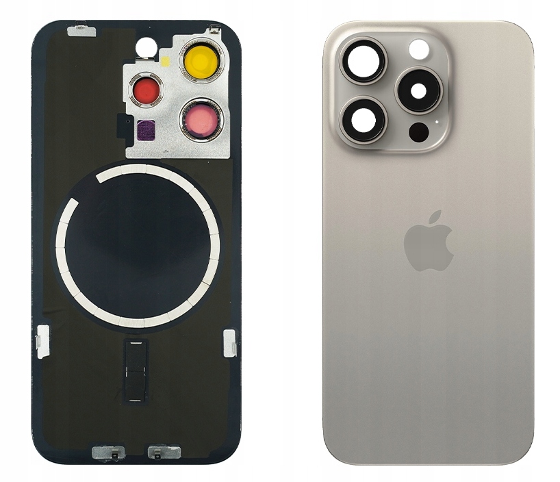 Zadní kryt pro Apple iPhone 15 Pro – šedý