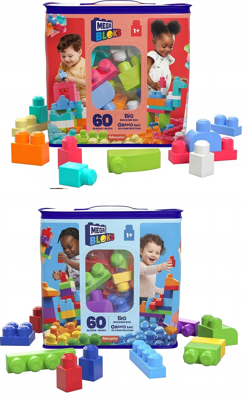 MEGA BLOKS KLOCKI MAXI 60 ELEMENTÓW MATTEL EAN (GTIN) 065541084179