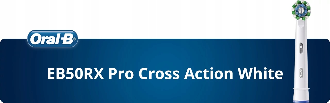 ORYGINALNE końcówki do szczoteczki ORAL-B EB50RX CrossAction PRO 4 szt Rodzaj oryginał