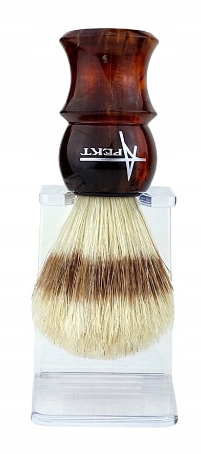 PĘDZEL DO GOLENIA NATULANE WŁOSIE + STOJAK KLASYCZNY PĘDZEL