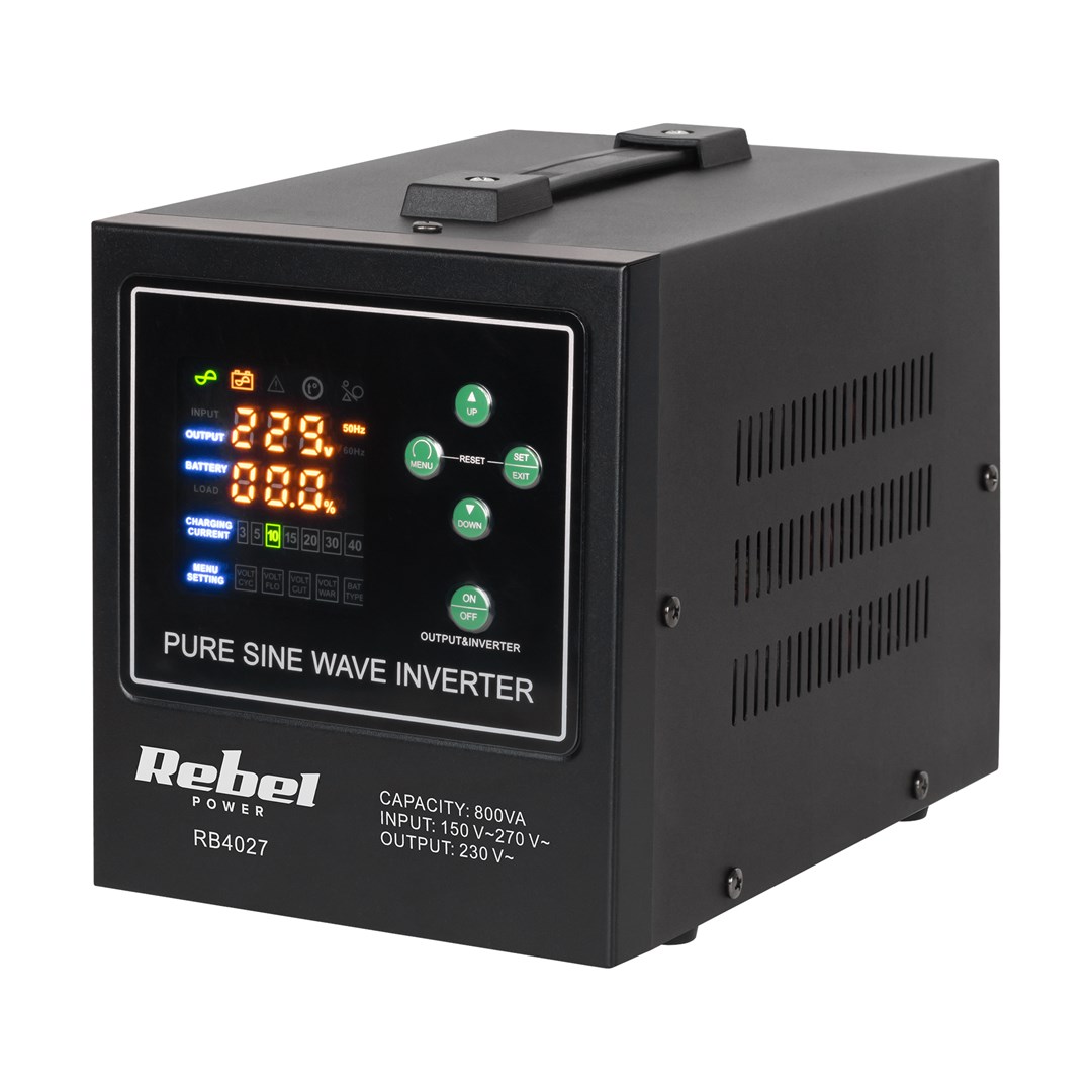 Rebel Záložní Zdroj 12V/230V LFP4 800VA/500W