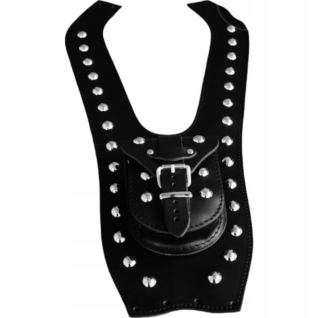 Opasek na nádrž Kožená kravata Daelim 125 s cvočky