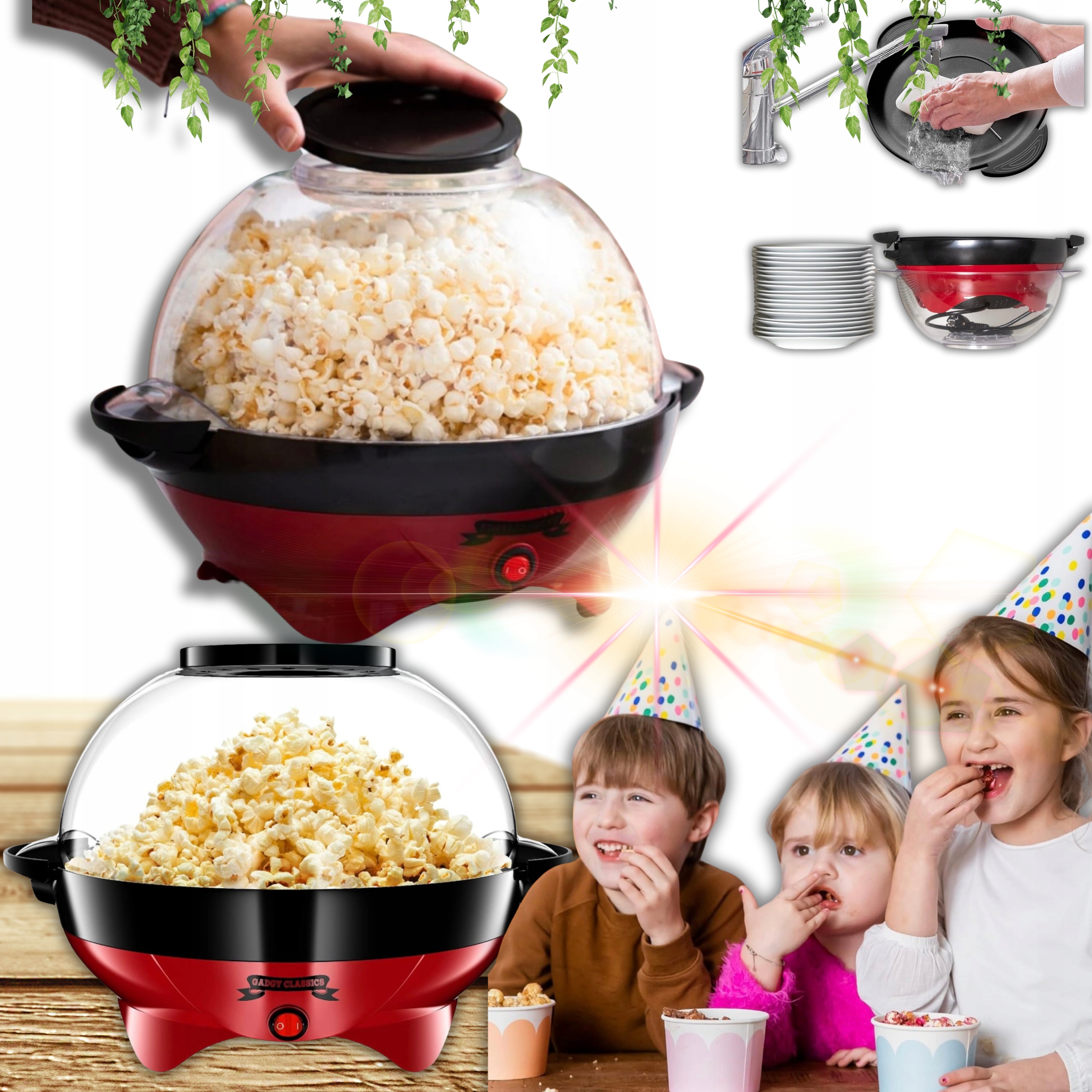 Stroj Na Výrobu Popcornu, Domácí Automatické Zařízení, Rychlý Stroj