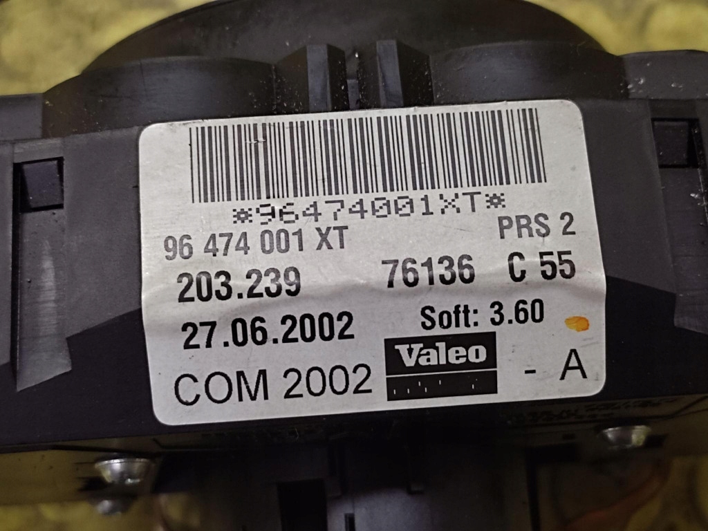 CITROEN C3 steering wheel levers and controls 96474001XT