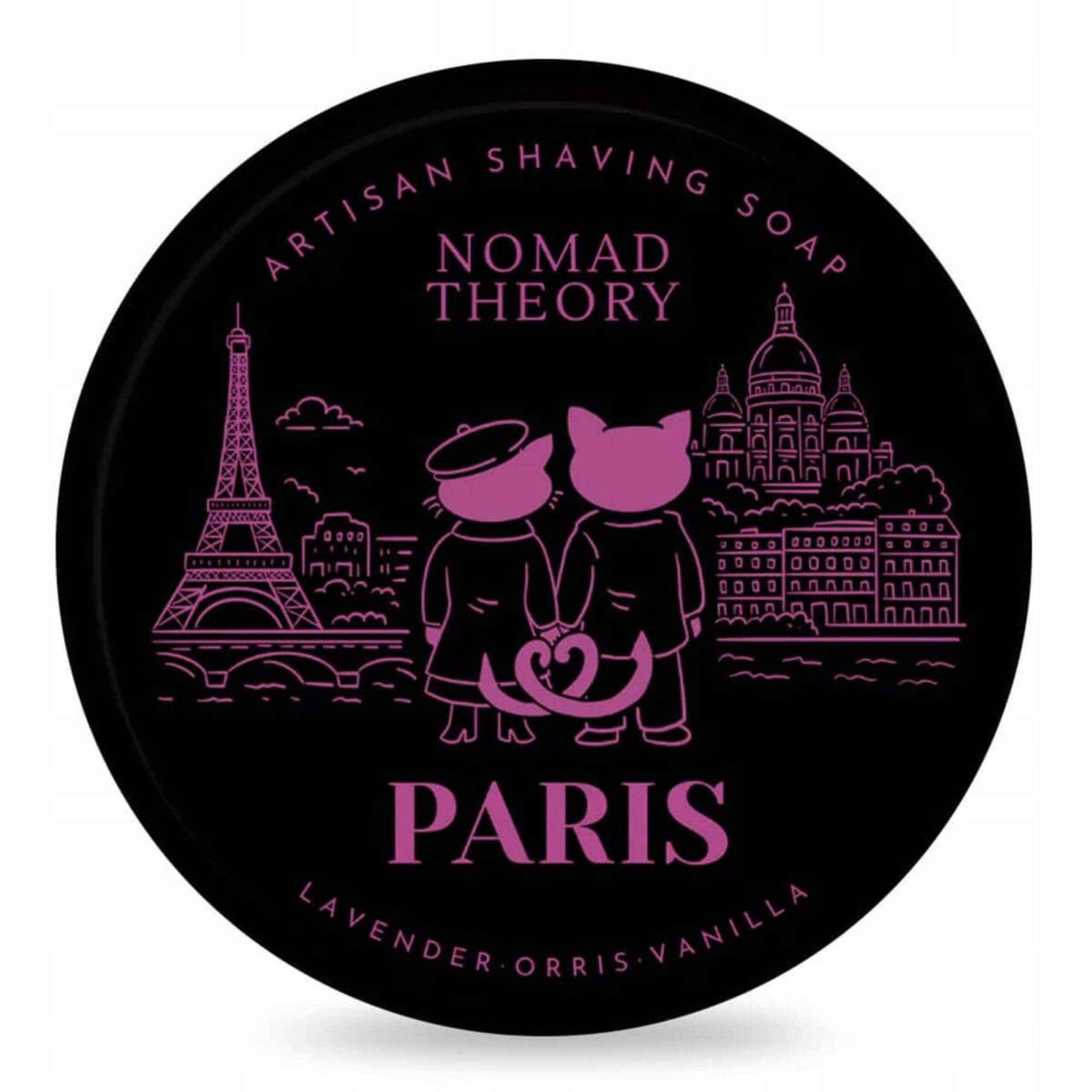 Nomad Theory Mýdlo na holení Shaving Soap Paris 150 ml