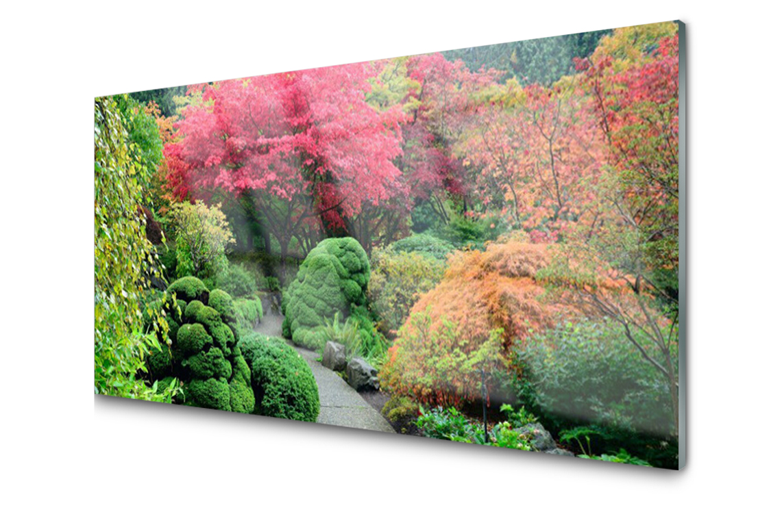 

Panel szklany dekor Ogród Kwiat Drzewo 100x50