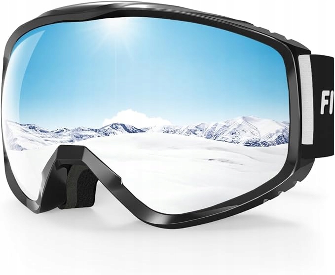 Lyžařské brýle pro dospělé s šedou čočkou Uv ochrana