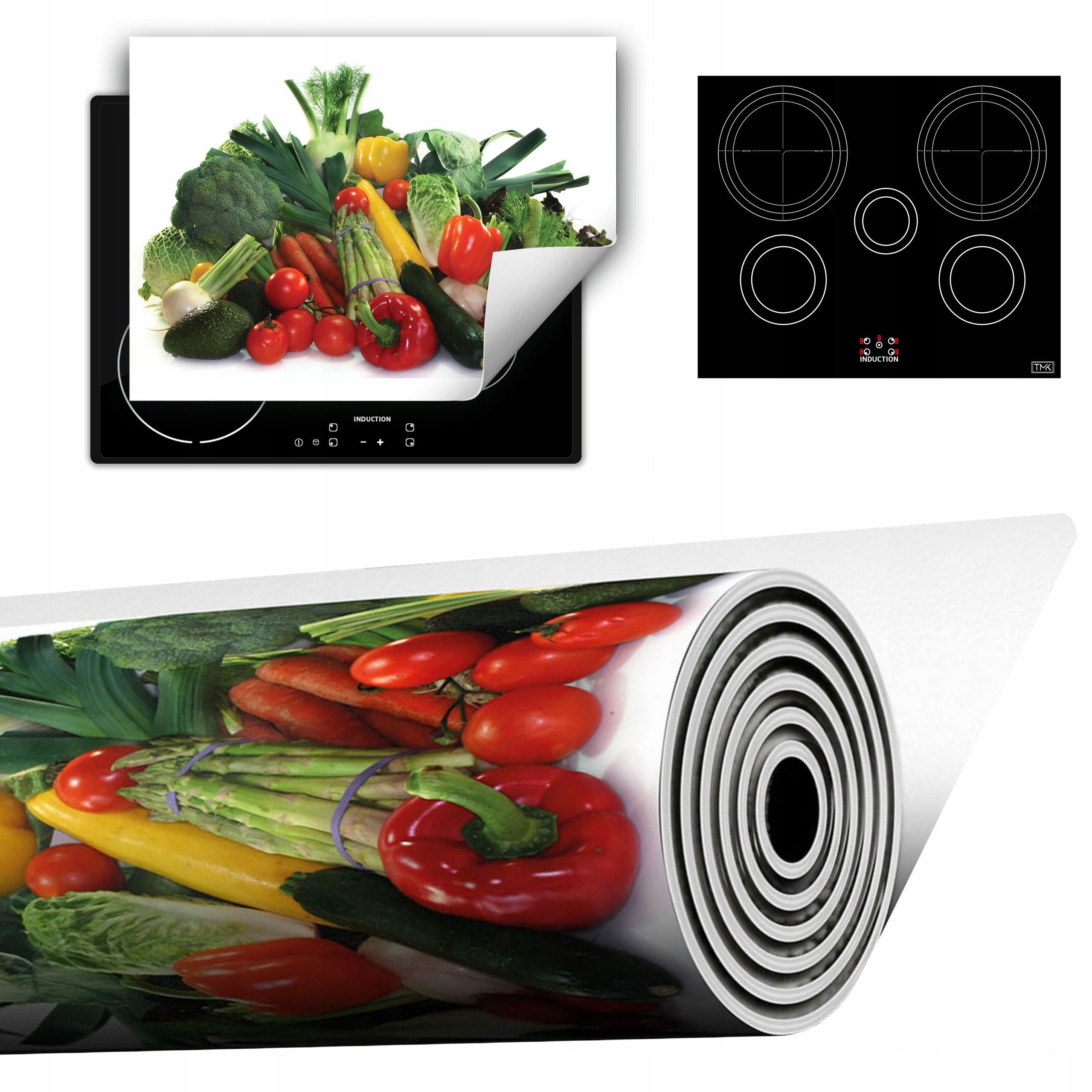 Vinylová Podložka Do Kuchyně Více Místa 70x52 Zelenina