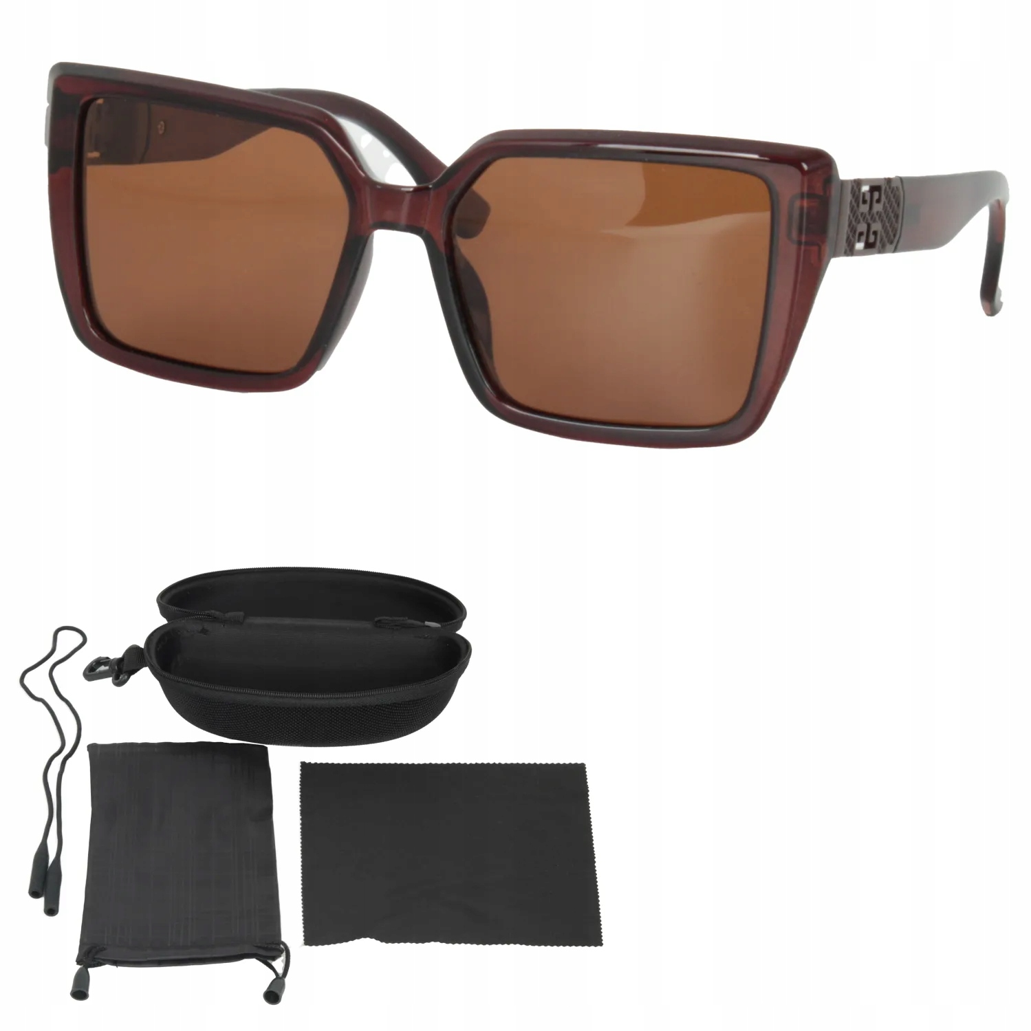 Polar Fashion PR9155C2 Hnědé polarizační sluneční brýle