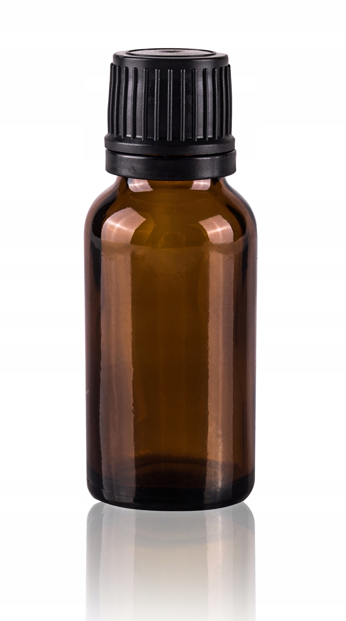 

Butelka szklana brązowa 30ml z nakrętką czarną x5