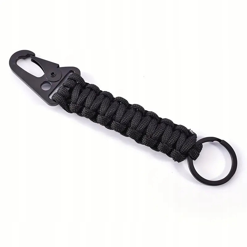 Paracord Karabińczyk Brelok Do Kluczy Survival
