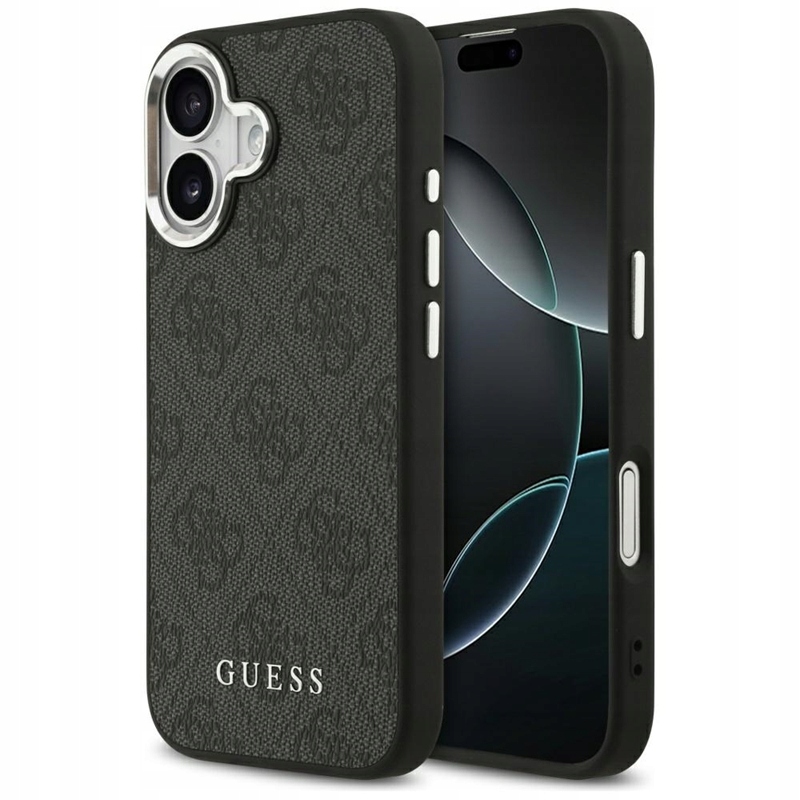 Guess 4G Classic Logo MagSafe – Pouzdro pro iPhone 17 (černé)