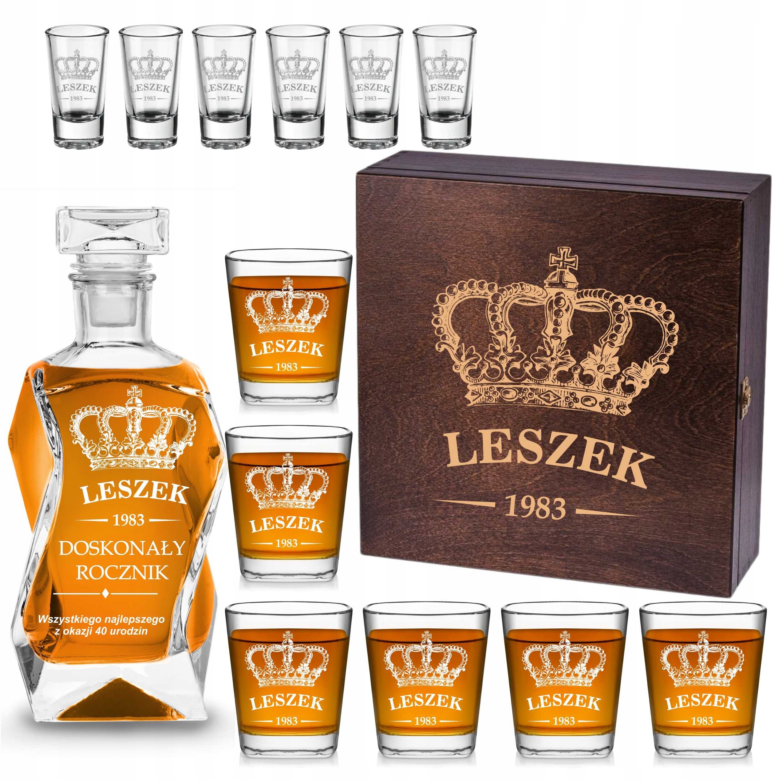 

Zestaw Do Whisky Z Grawerem 40 50 Ślub
