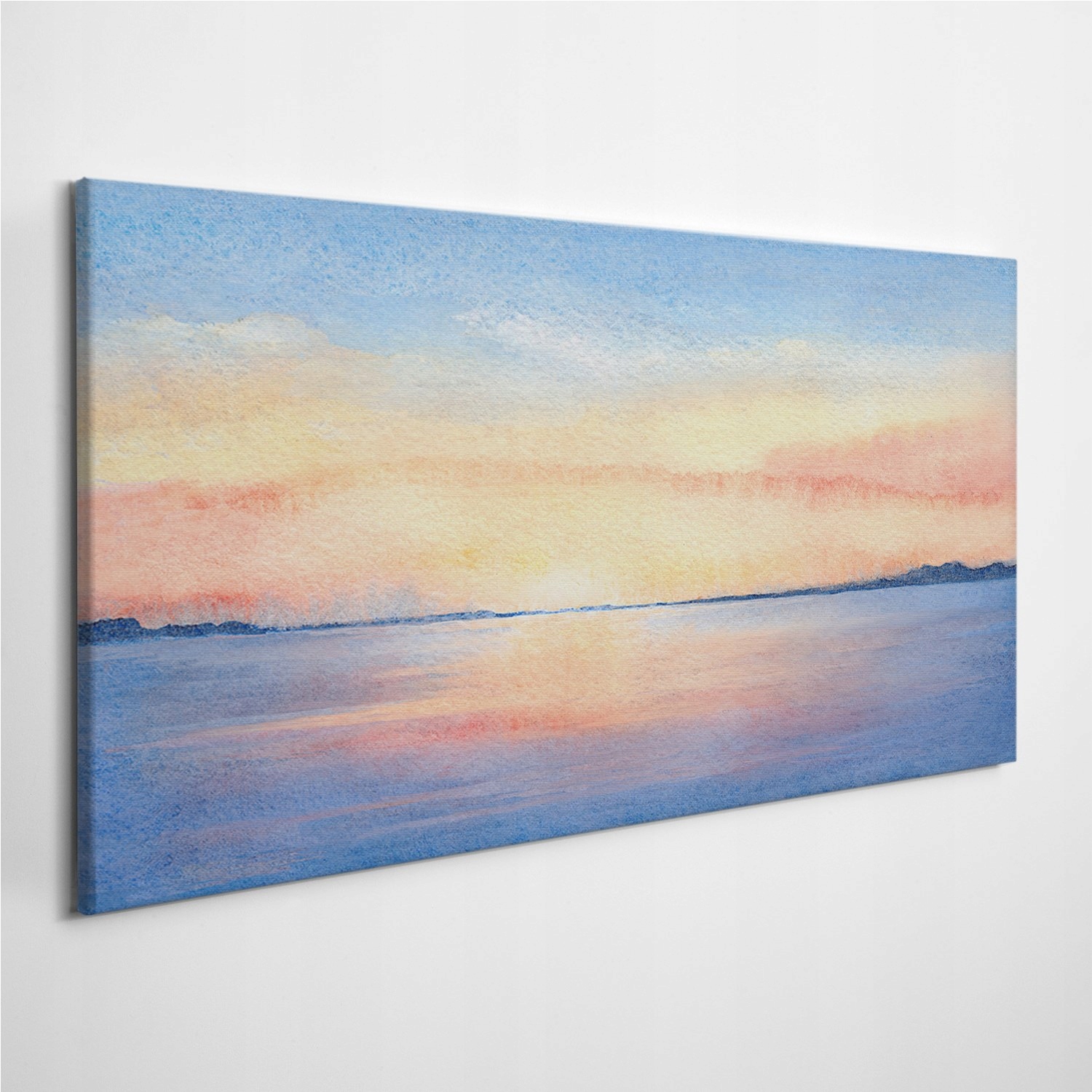 

Fotoobraz z zdjęciem Akwarele Zachód Słońca 120x60