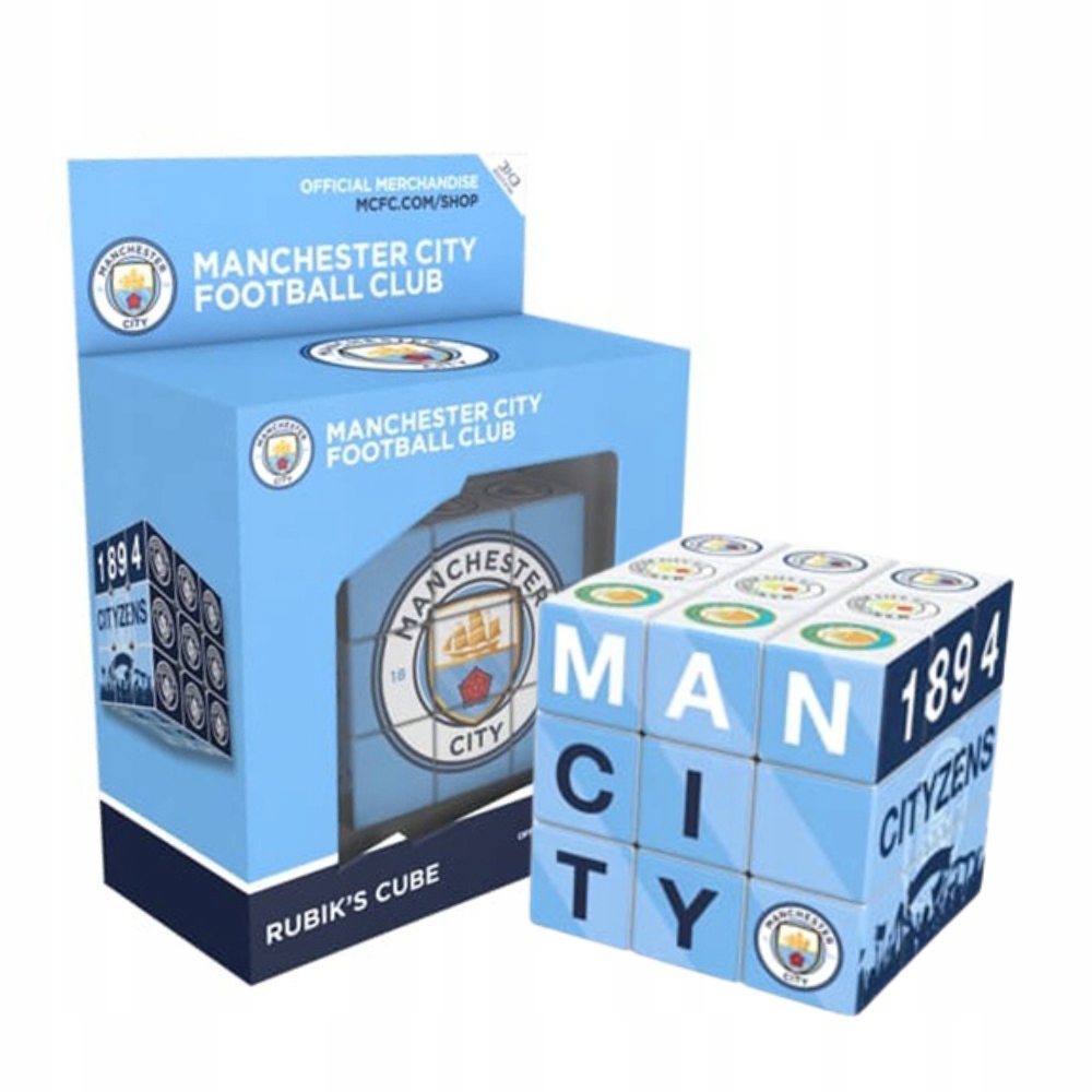 Kostka Rubika Manchester City Mancity Piłkarski Gadżet Dla Kibica
