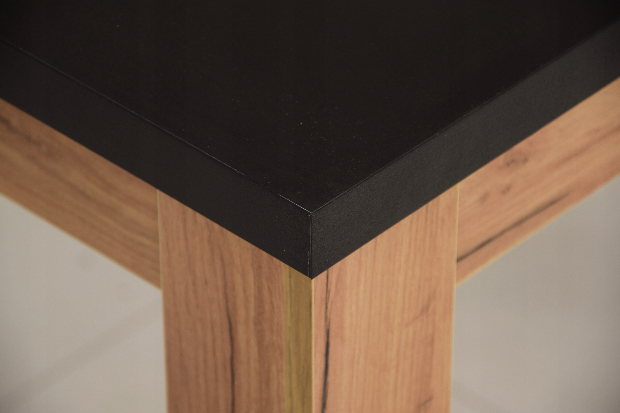 Skandynawski zestaw stół 80x120/160 plus 6 krzeseł Wysokość siedziska 41 cm