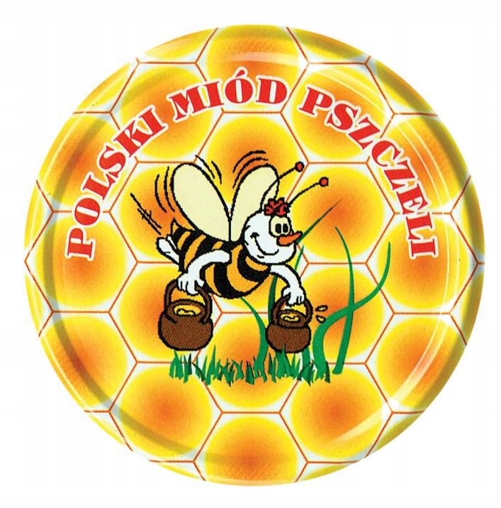 

Małe nakrętki na słoiki miód (50szt) NM4