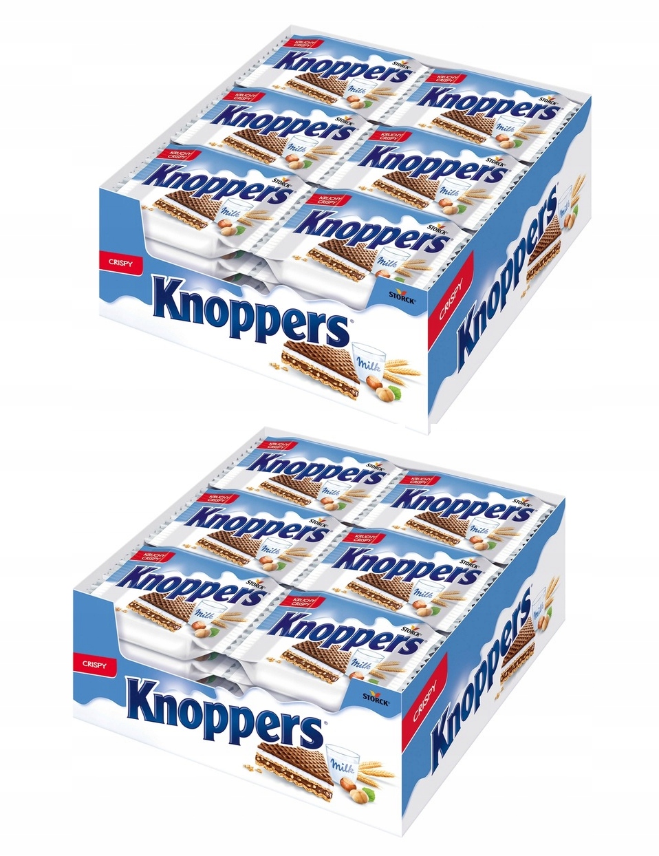 Knoppers Wafle z kremem Orzechowym x 48 Sztuk
