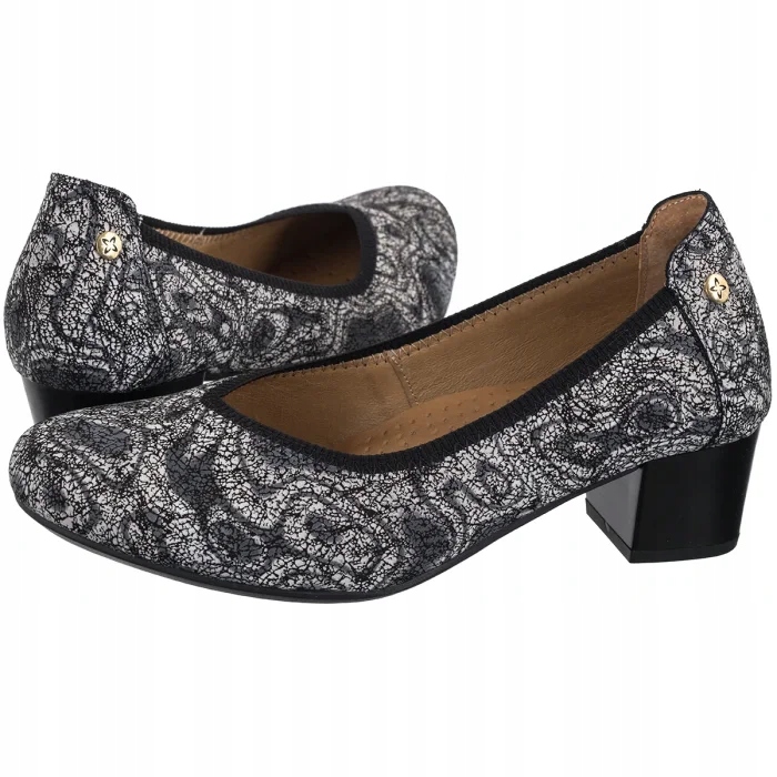 Dámské boty Obuv na podpatku Boty Maciejka 04802-44/00-1 Černé