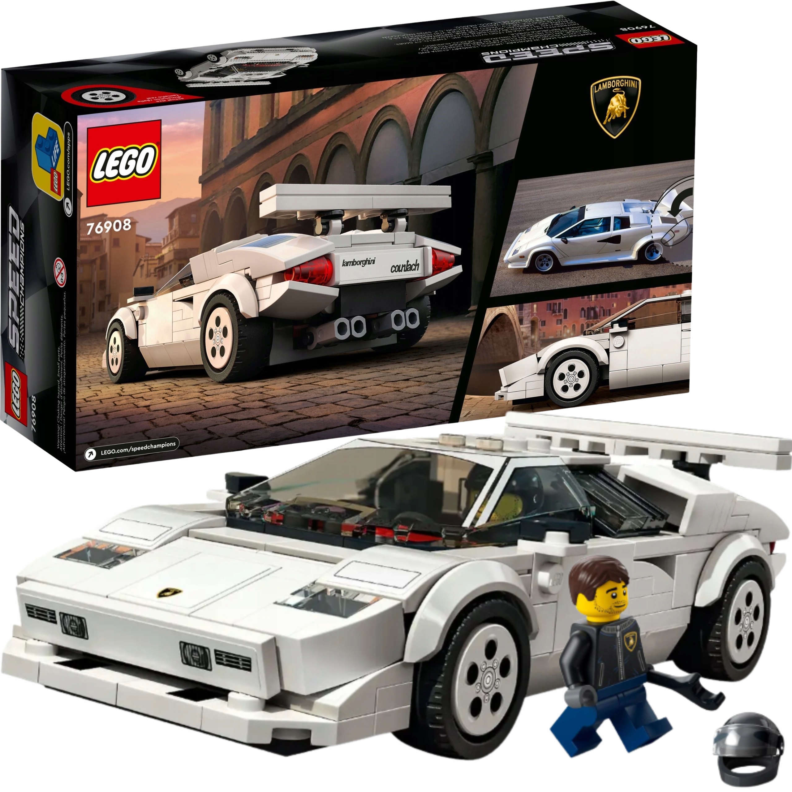 Lego Speed Champions Lamborghini Countach Zestaw Klocków Premium