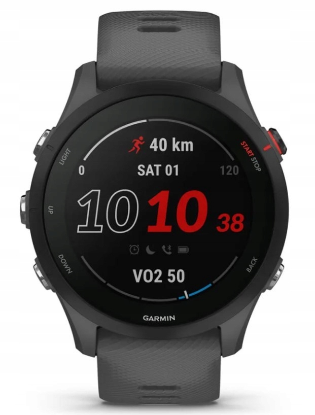 Garmin Forerunner 255 z czujnikiem tętna HRM Elevate Ox - łupkowy / łupkowy Model Forerunner 255
