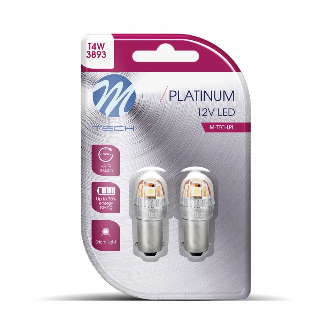 Żarówki M-Tech Platinum T4W 1 W 2 szt.