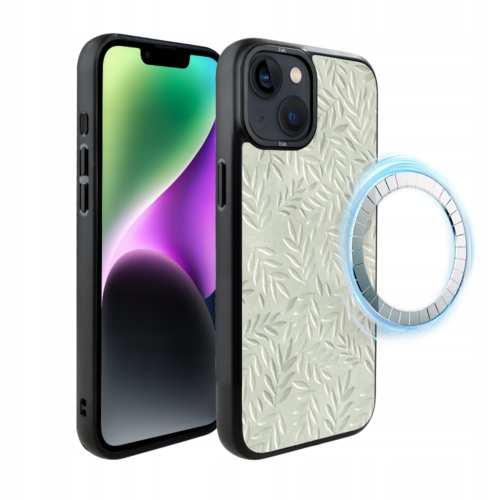 Pouzdro pro iPhone 14 Plus Ibizu DropGuard Matt s MagSafe, olivová stopa