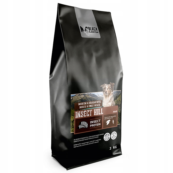 Levně Krmivo pro psy Black Canyon Insect Hill z hmyzu 3 kg