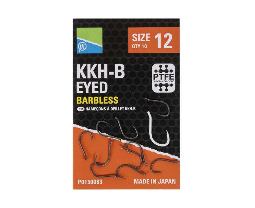 Preston Haczyki z oczkiem Kkh-b Barbless Rozmiar 18