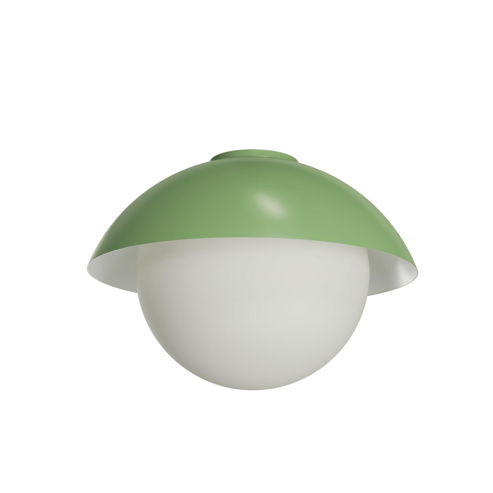 Osmont LUK40010 Lukida 3 stropné/nástenné sklenené svietidlo olivová/biela