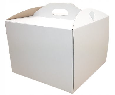 

Opakowanie Karton na Tort 34x34x25cm Białe Pudełko