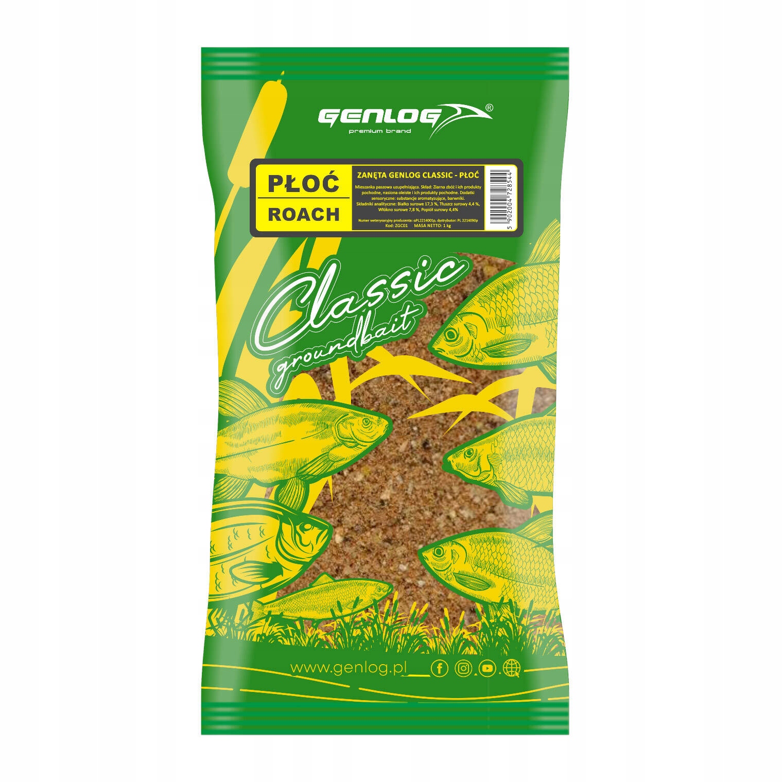 Genlog Zanęta Classic Płoć Roach 1kg