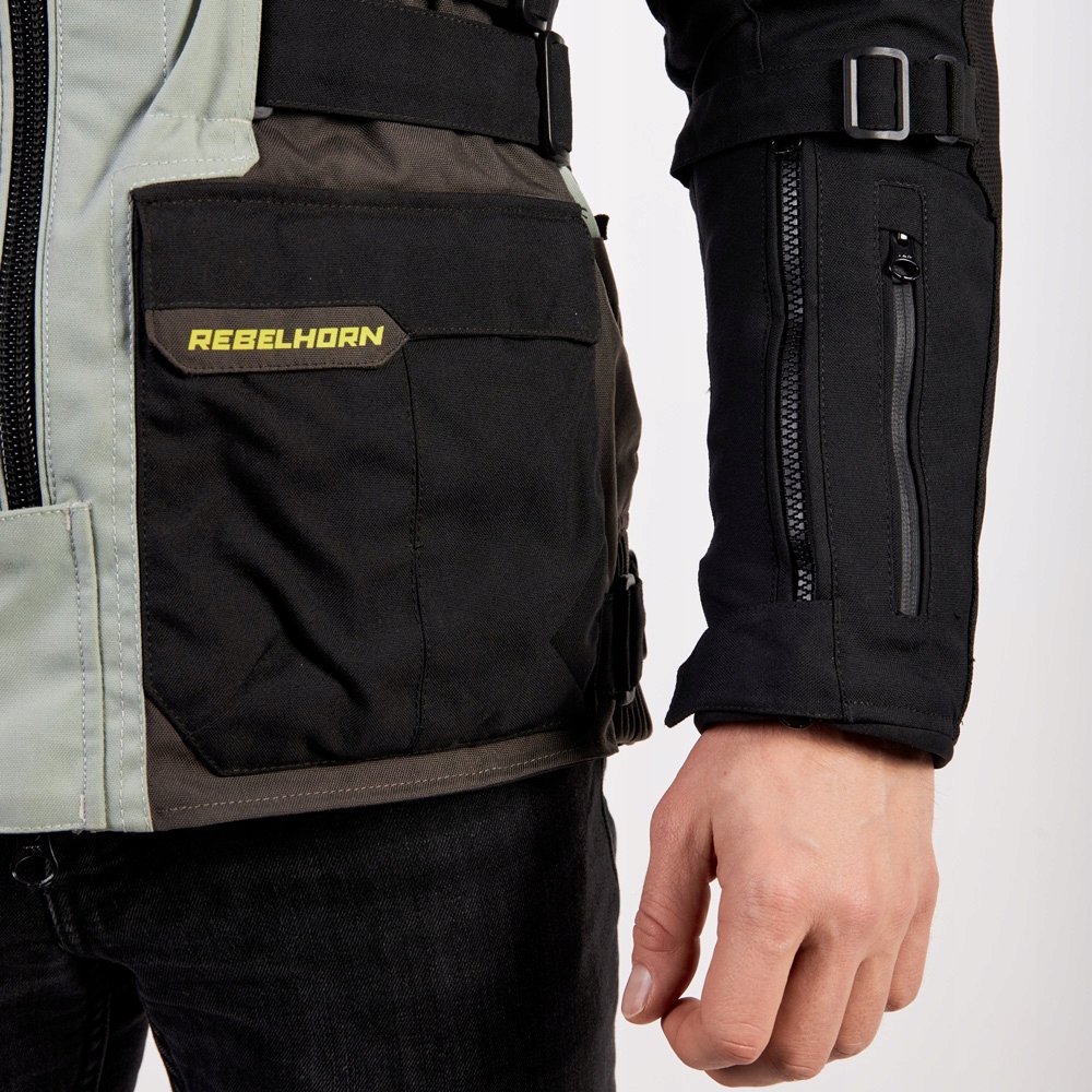 REBELHORN KURTKA MOTOCYKLOWA TEKSTYLNA PATROL M Dopasowanie rękawów wersja normalna