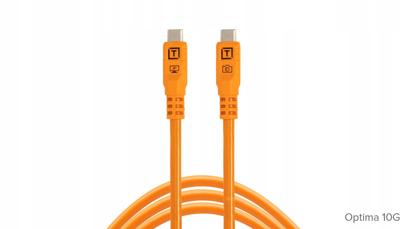 Kabel Tether Tools TetherPro Optima 10G Usb-c – Usb-c, přímý, 1.8 m
