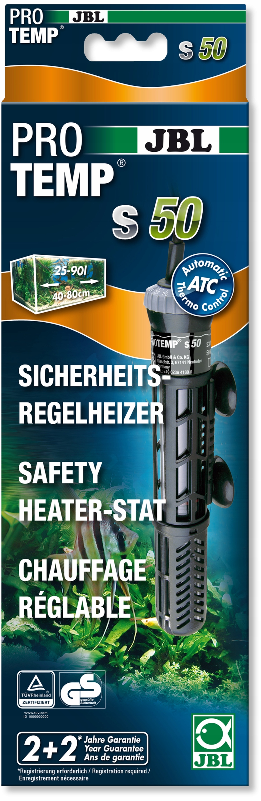 Levně Jbl Ohřívač Protemp S 50W