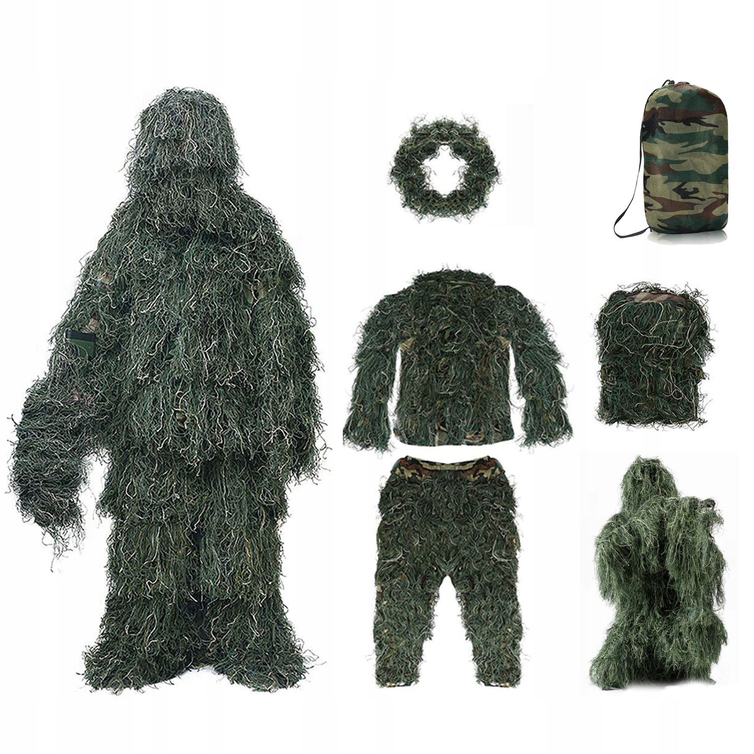 Oblečení Ghillie Maskování Lovecké Fotografování Přírody