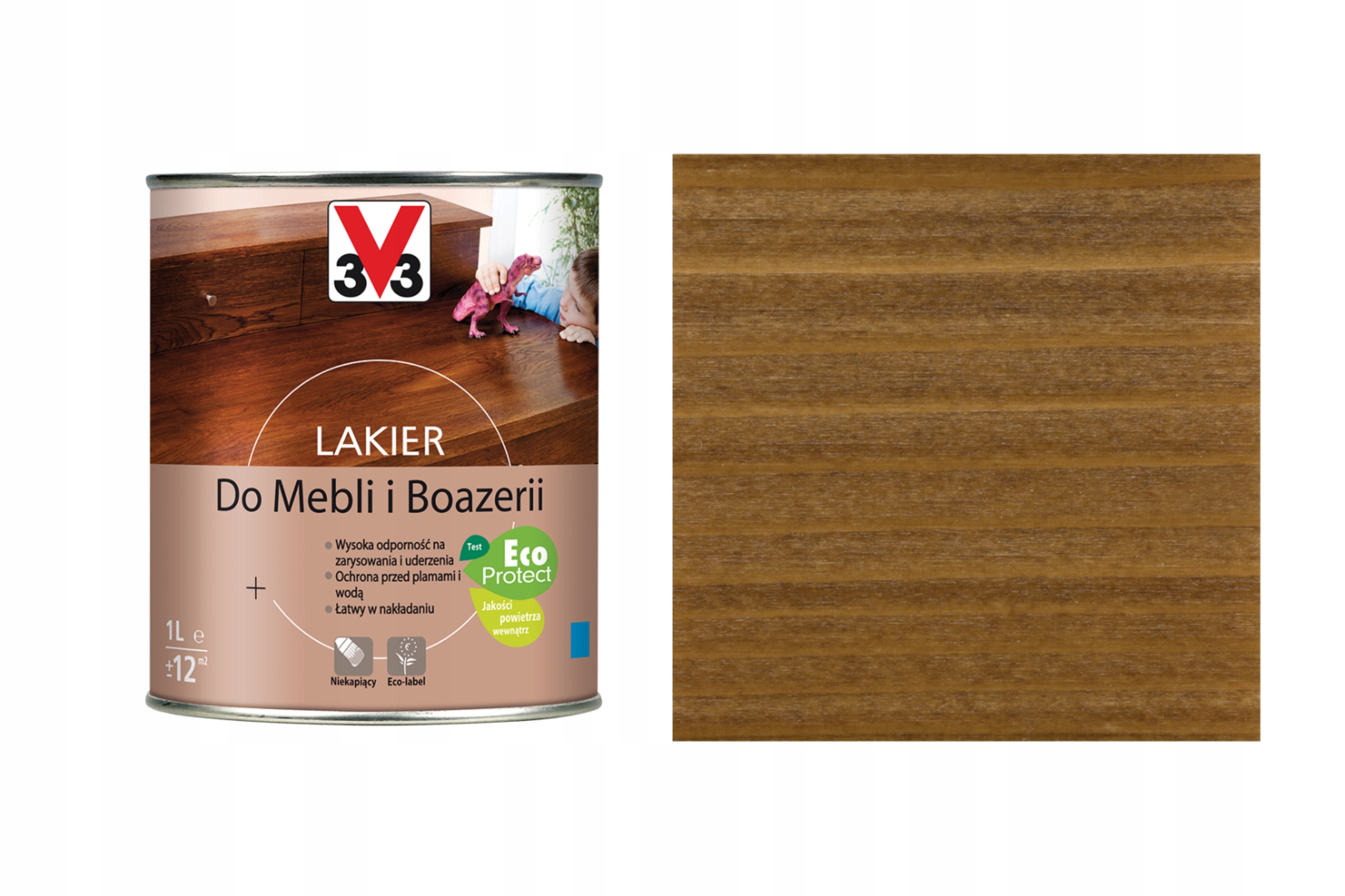 

V33 Lakier Do Mebli i Boazerii Dąb Rustykalny 1L