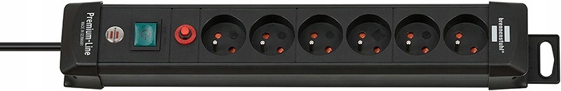 Prodlužovací kabel Zásuvková Lišta 6 zásuvek Kabel 3 m