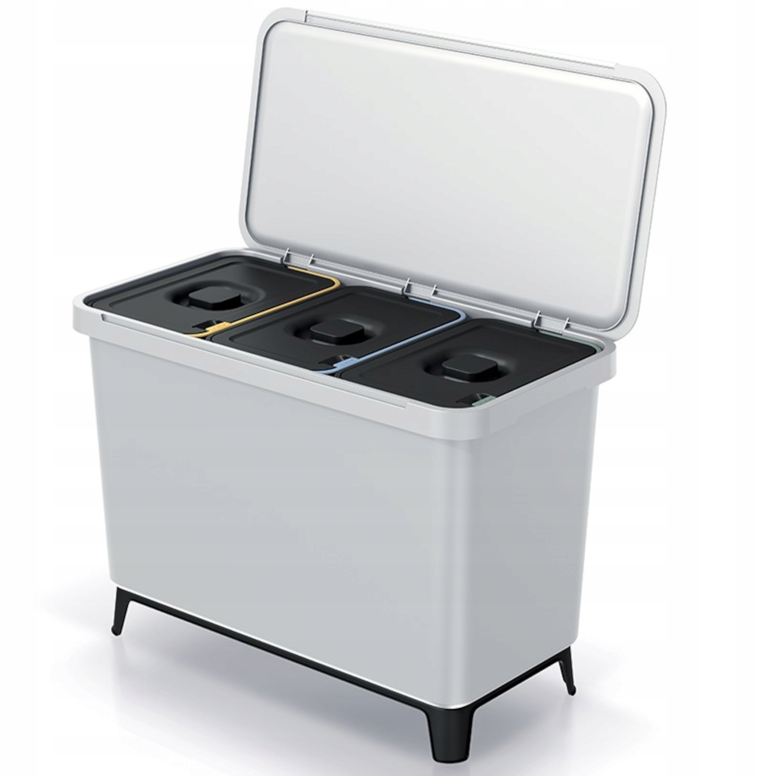 Levně Keden Systema koše na tříděný odpad 3x 10 L rukojeti víka NKS45W3