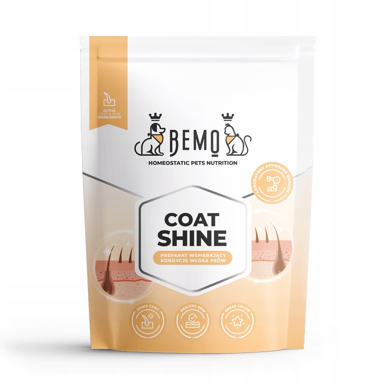Levně Bemo Coat Shine 500 g – doplněk pro podporu kondice srsti psů