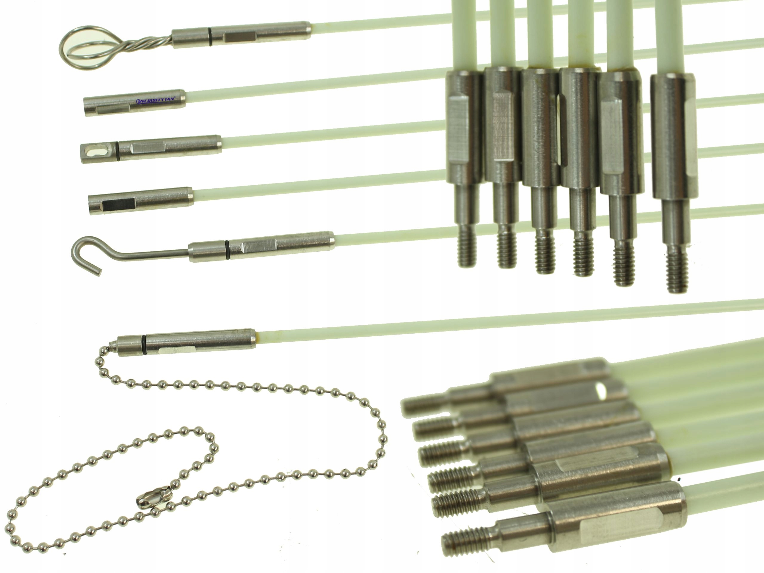 Pilot Pro Vtahování Kabelů Skleněné Vlákno Profesionální Ocel 9 m Expert Hd