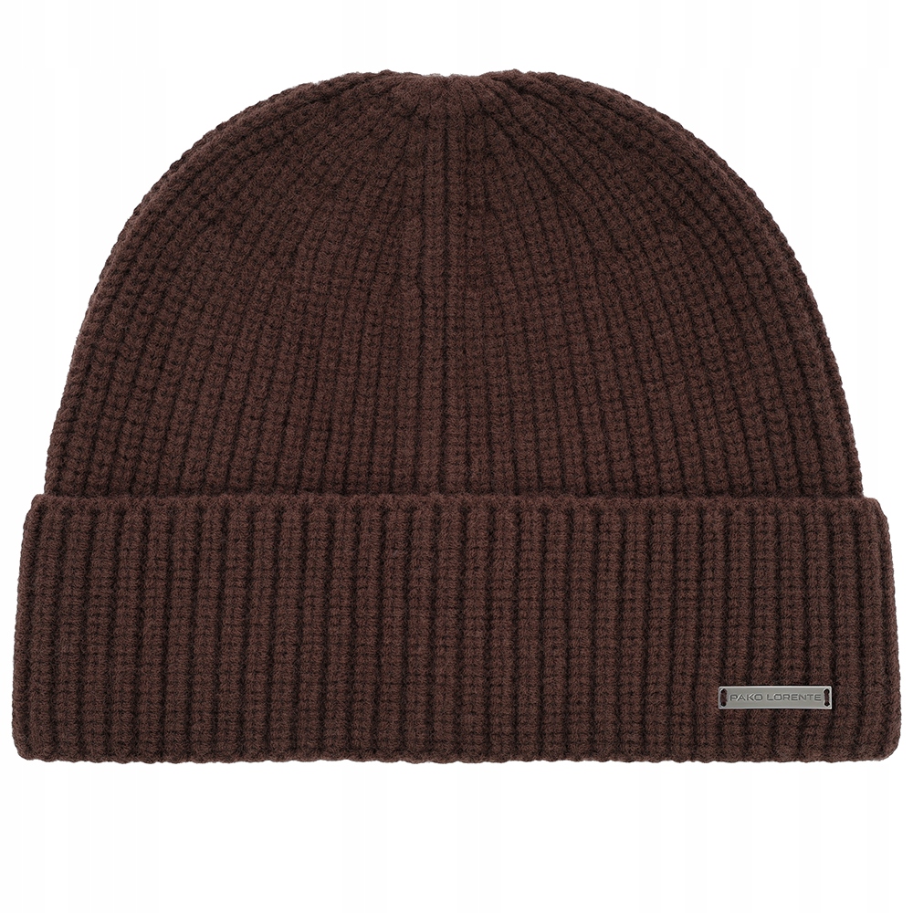 Pánská čepice Pako Lorente univerzální hnědá, 100% merino vlna