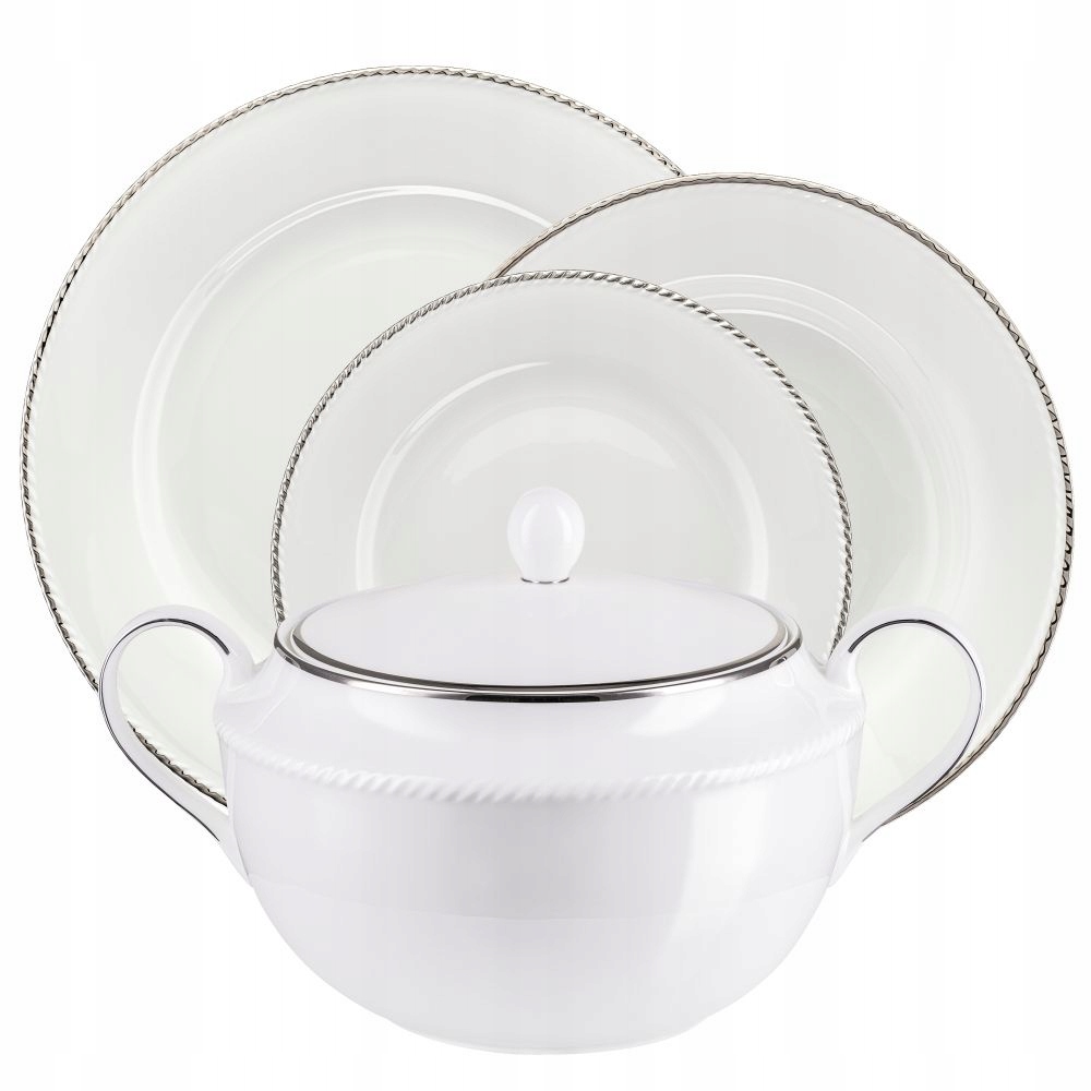 Villa Italia Porcelánový obedový servis pre 12 osôb s vázou Florian