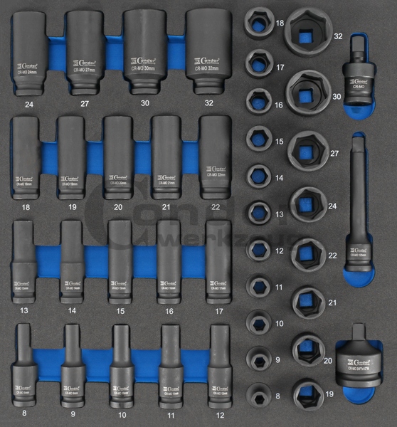 Rázové Nástavce 1/2" Krátke Dlhé 6-KT 41KS