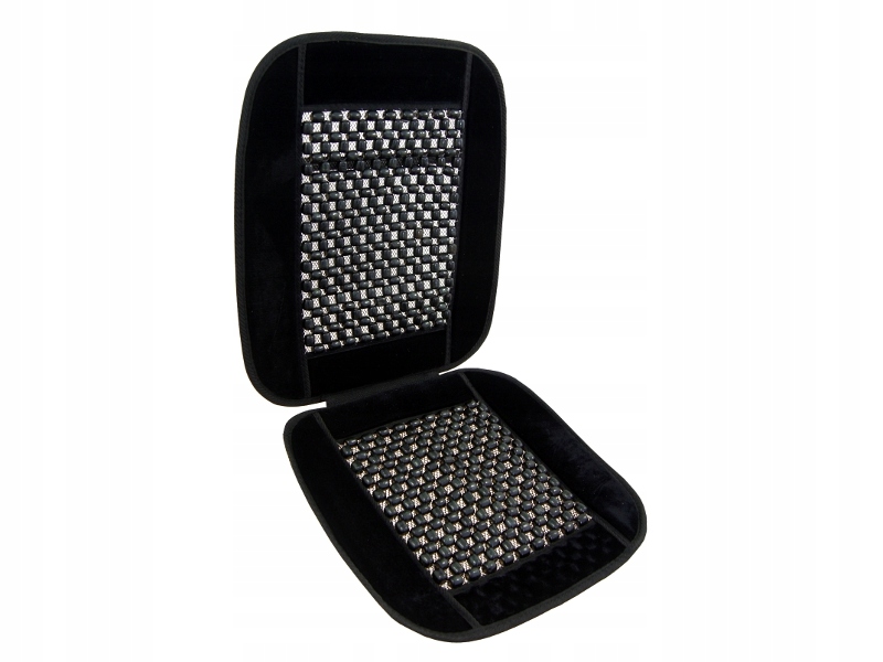 

Mata Koralikowa Koraliki Na Fotel Siedzenie Czarna