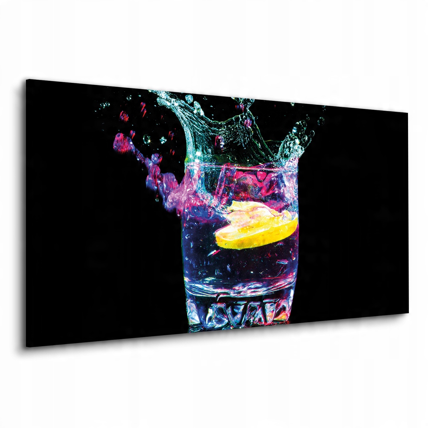 

Fotografia na płótnie drink plusk cytrynka 120x60