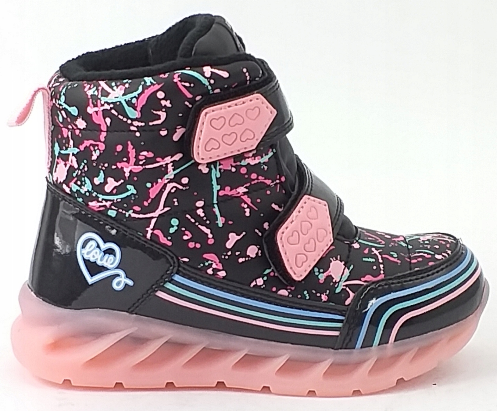 ŚNIEGOWCE AMERICAN CLUB ES140/23 CZARNE OCIEPLANE ŚWIECĄCA PODESZWA LED 27 Marka American Club